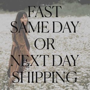 SAME DAY OR NEXT DAY SHIPPING